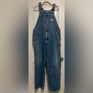 Carhartt Denim Overalls Bibs